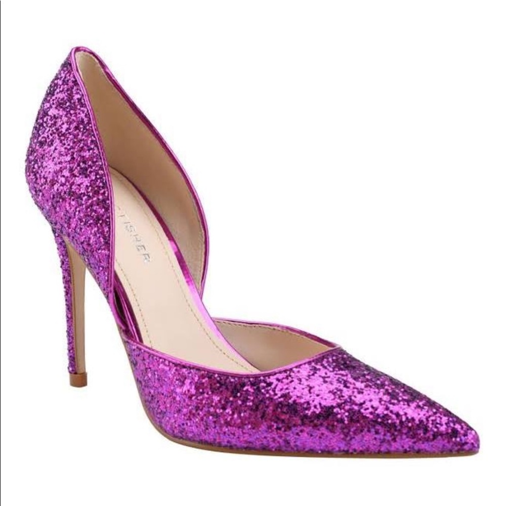 Marc Fisher Glitter Heels